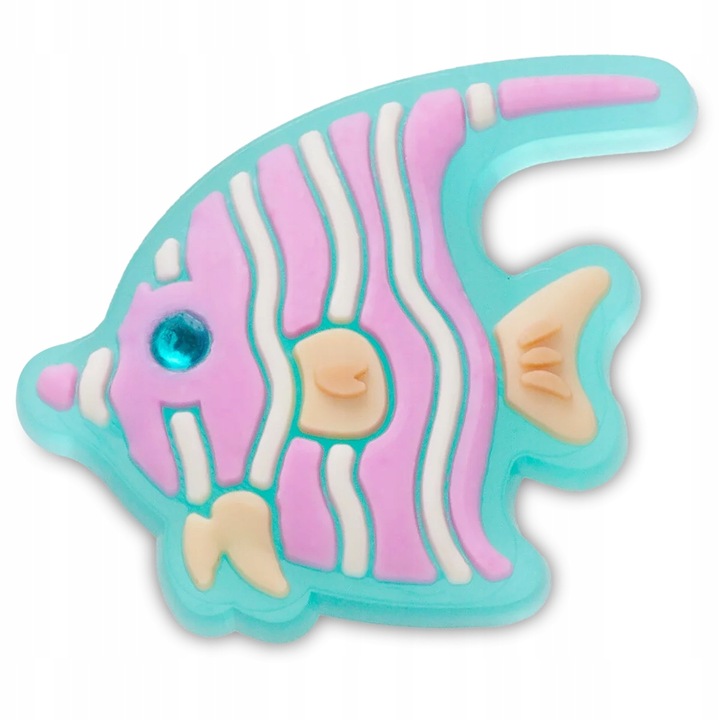 Accesoriu incaltaminte Crocs Jibbitz, Gem Tropical Fishie, Multicolor