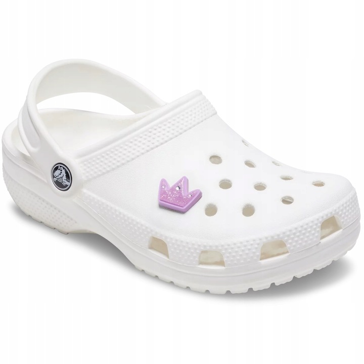 Аксесоар за обувки Crocs Jibbitz, малка лилава корона, многоцветен