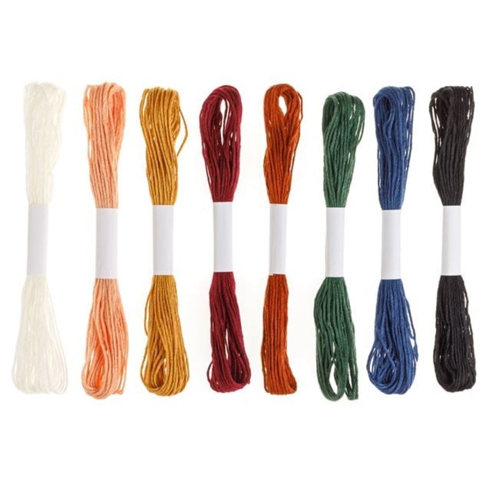 Set ate pentru brodat 8 m bicolor 8 buc