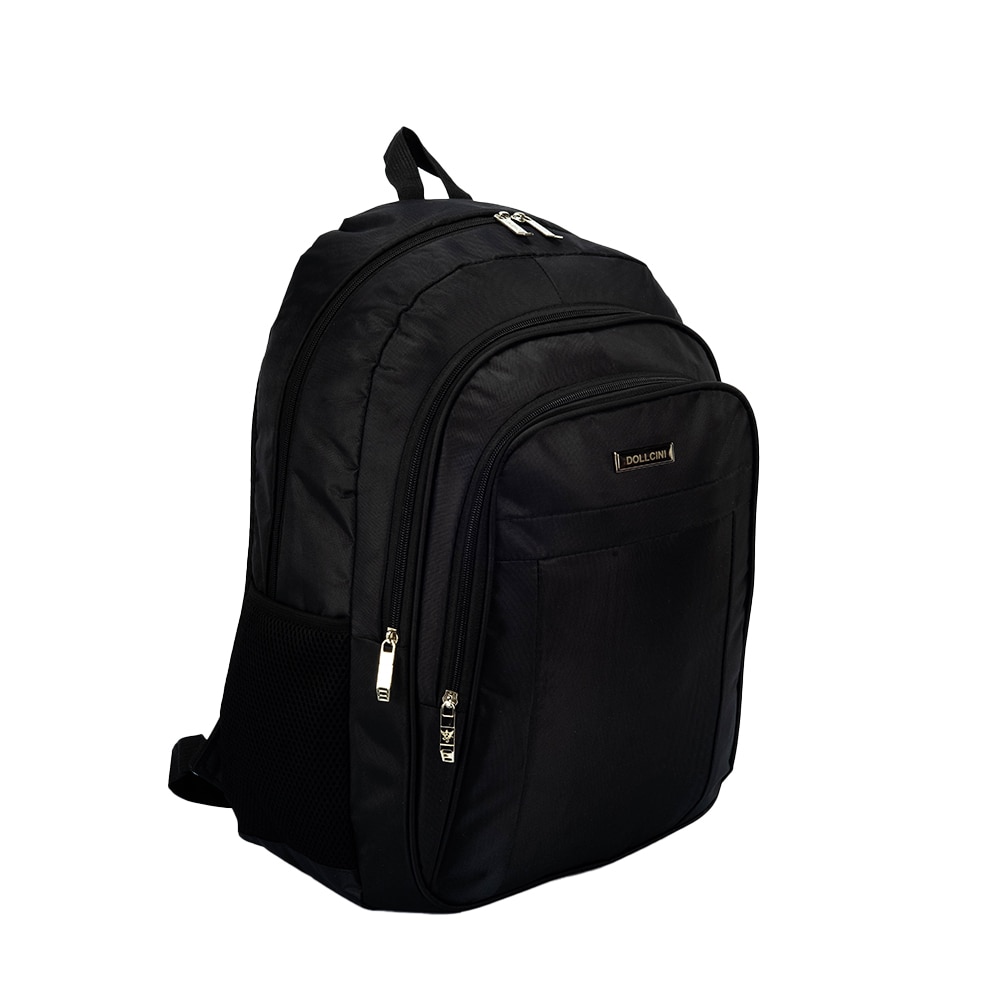 Rucsac Dollcini pentru laptop, 17", 25L, cu maner confortabil si compartiment pentru laptop, titan negru