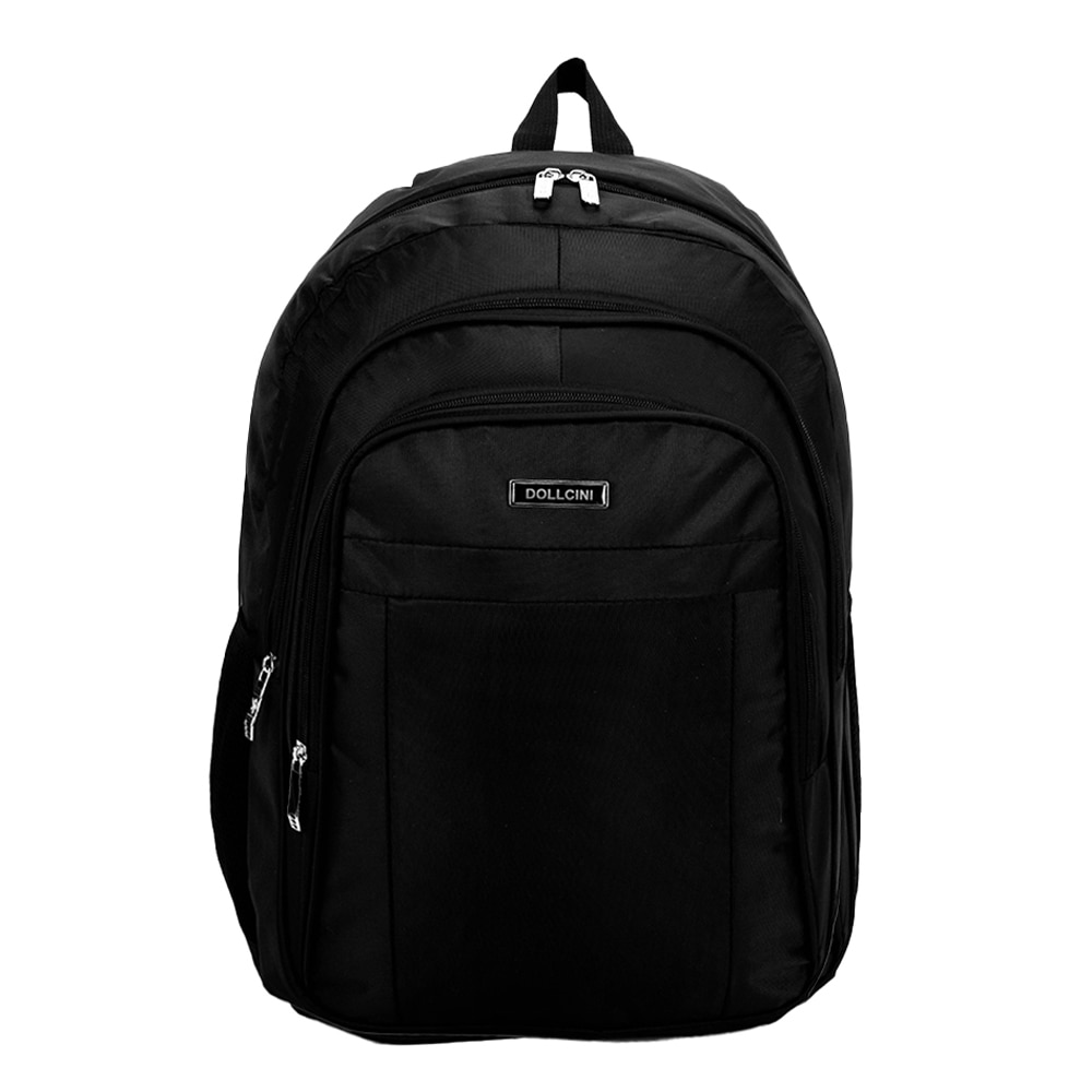 Rucsac Dollcini pentru laptop, 17", 25L, cu maner confortabil si compartiment pentru laptop, titan negru