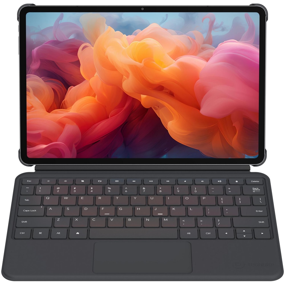 Tableta Techbite SmartBoard III 12, Procesor Mediatek G99 Octa-Core, Ecran IPS 12.1", LTE 8GB RAM, 128GB Flash, Camera duala 16+8MP, Wi-Fi, Bluetooth, 4G LTE, Android + Tastatura Gri