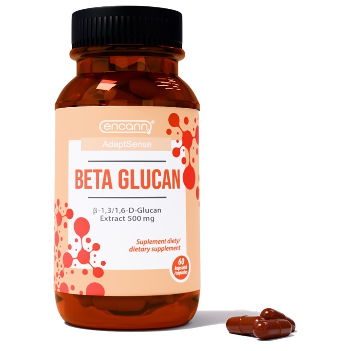 Encann Beta-Glükán 1, 3/1, 6 – 500 mg, 60 kapszula (Beta-Glukan / Beta-Glucan)