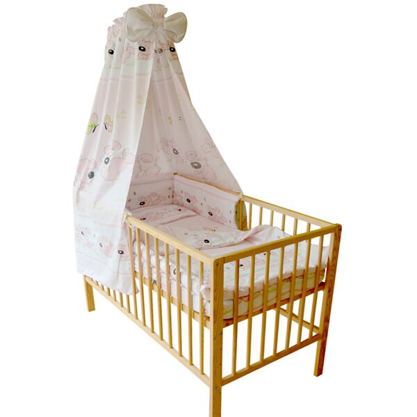 Baldachin Din Bumbac MyKids Catelus Roz, MyKids