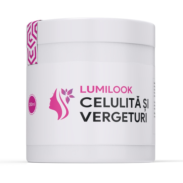 Crema Naturista LumiLook pentru Celulita, Reduce Aspectul Celulitei, Imbunatateste Textura Pielii, 250 ml