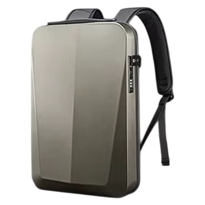 Rucsac Hardshell Antifurt, USB Charging, Impermeabil, Ultra-Subtire, 20-39L - Titan