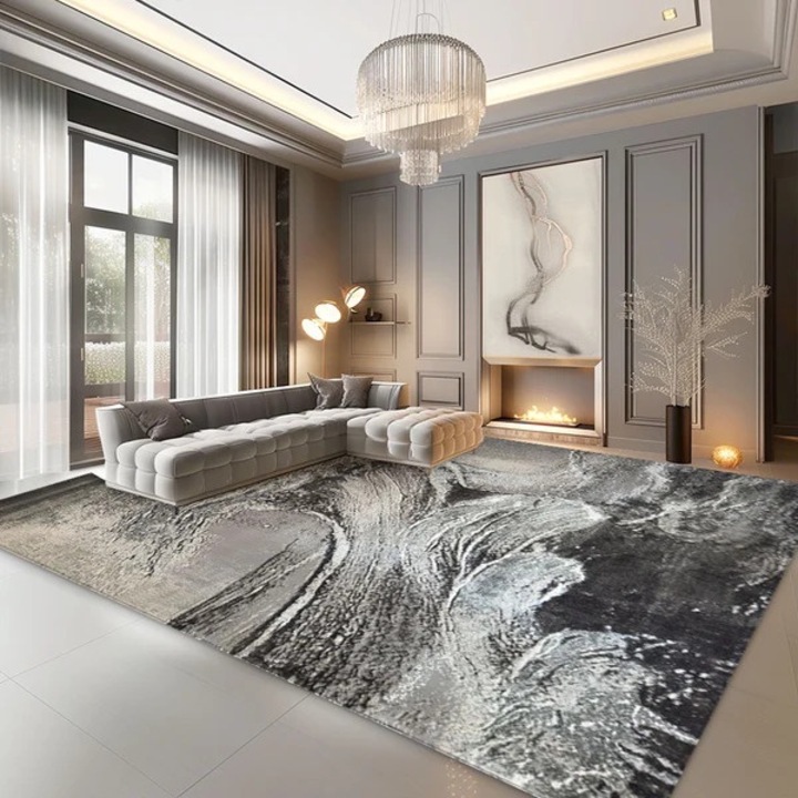 Covor Cameleon Culoare Gri / Grey, Model Abstract 50x80