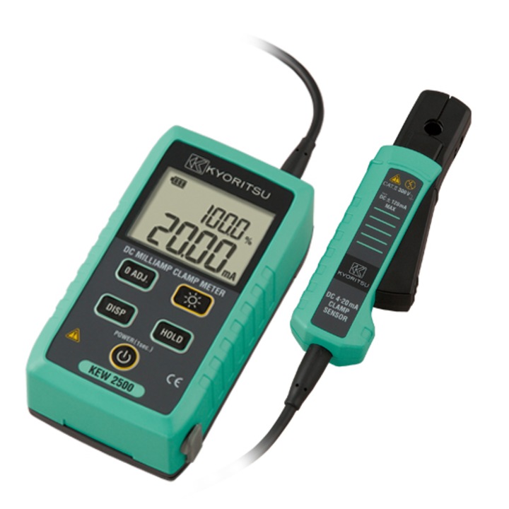 Cleste ampermetric KYORITSU KEW2500, LCD, operare confortabila cu o singura mana
