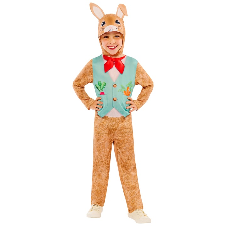 Costum iepuras KidMania® pentru copii, 2-3 ani, 93-99 cm