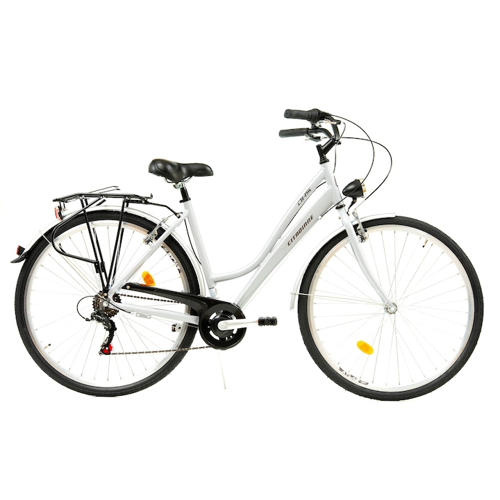 Bicicleta Oras Dhs City 28001 - 28 Inch, L, Argintiu