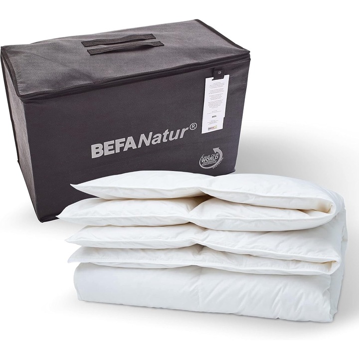 BEFA NATUR Pilota din Microfibra cu Aloe Vera, pentru toate anotimpurile, Certificat ÖKO-TEX 200 x 200 cm