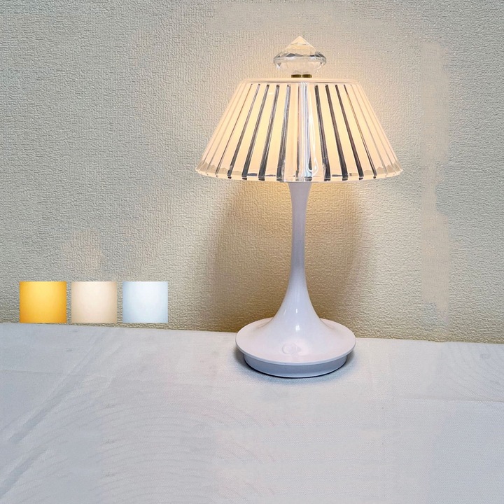 Veioza LED ZYBLSSBB, reglabila, multicolor, 16x23.8cm, reincarcabila USB