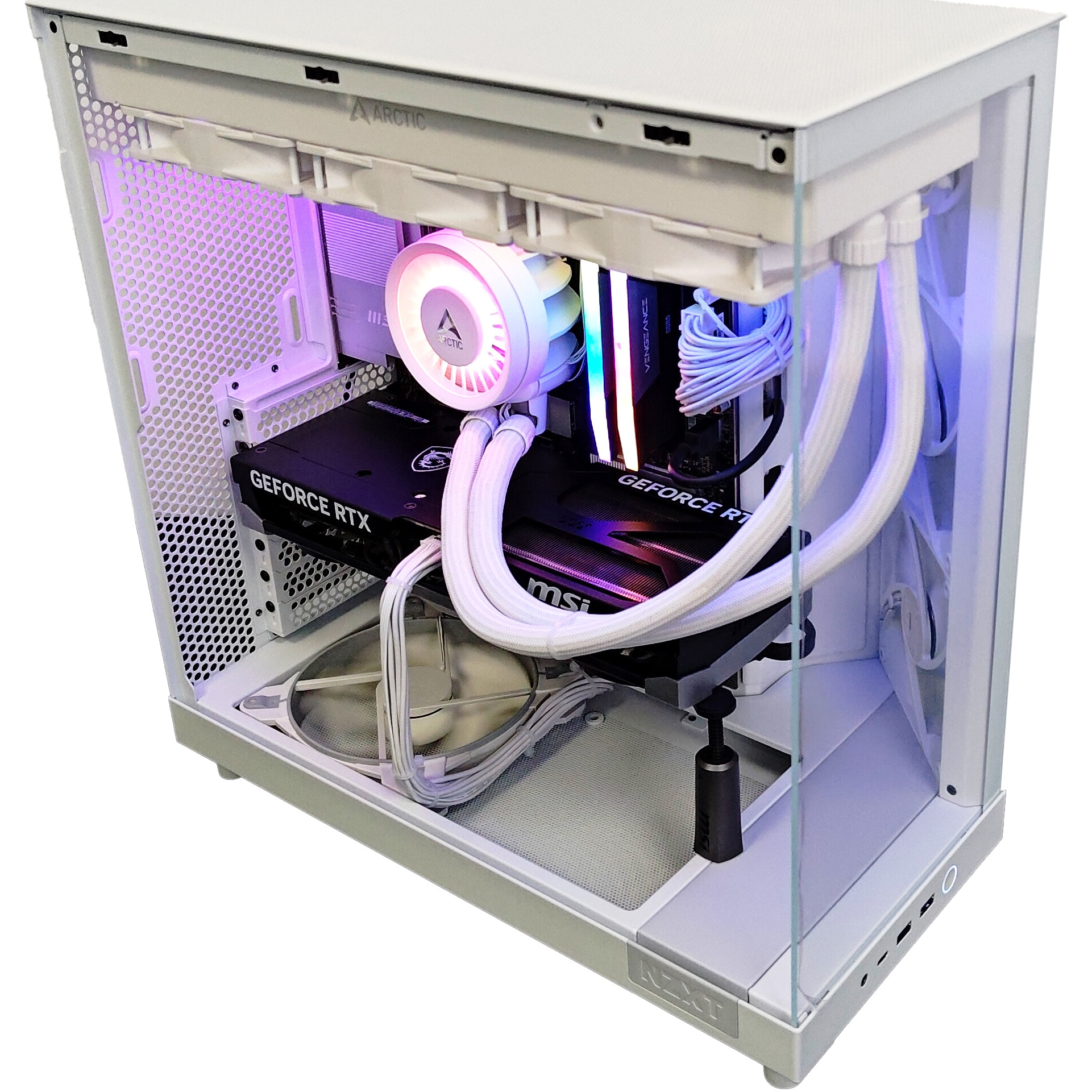 Sistem Desktop PC Gaming A+ cu procesor AMD Ryzen™ 7 9800X3D pana