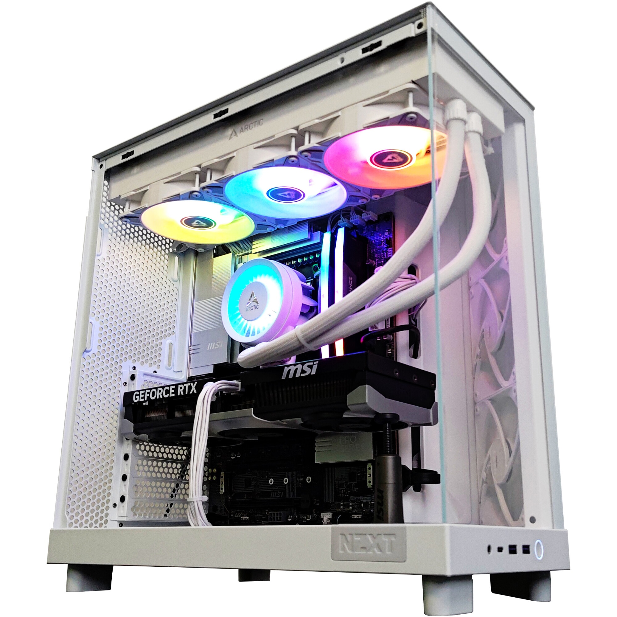 Sistem Desktop PC Gaming A+ cu procesor AMD Ryzen™ 7 9800X3D pana