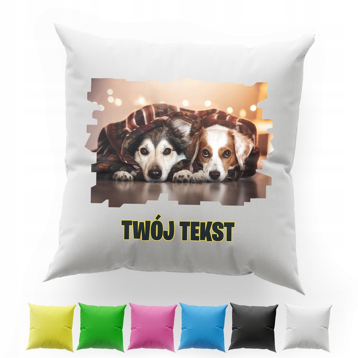 Декоративна възглавница, World Case, щампа по избор, 40x40 см, многоцветна