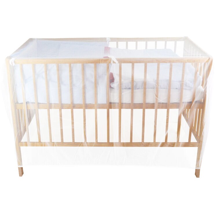 Plasa protectie insecte patut din lemn, MyKids Alb