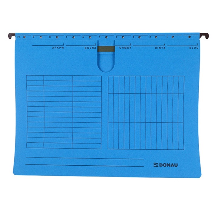 Dosar, Donau, Carton, A4, Albastru