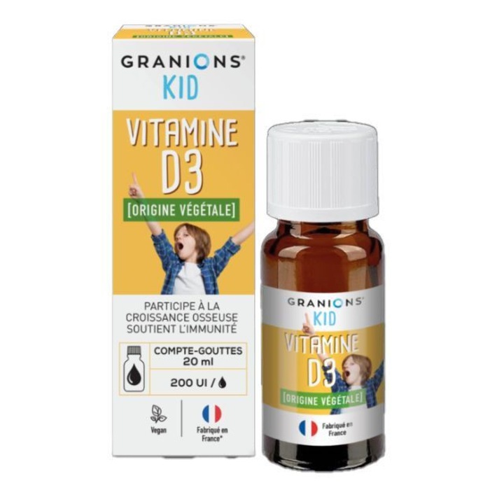 Vitamina D3 picaturi pentru copii, Granions, 20 ml