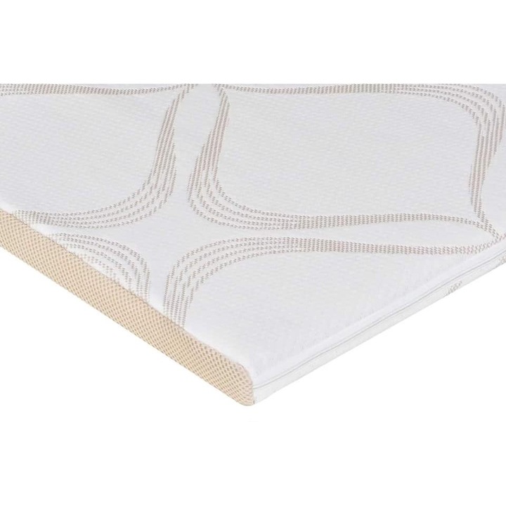 Topper saltea cu spuma latex, ortopedic H5 cm, 120 - 200