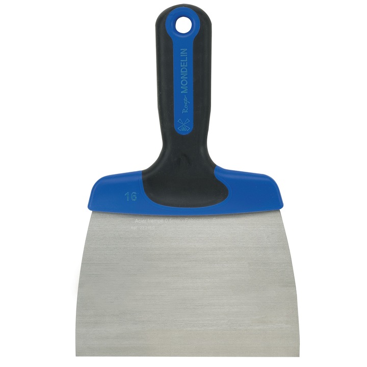 Spaclu MONDELIN cu lama din otel clasic, maner bimaterial, 12 cm