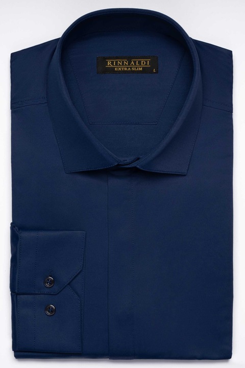 Rinnaldi Camasa barbat 7004 CR Extra Slim 7, albastru regal, Albastru
