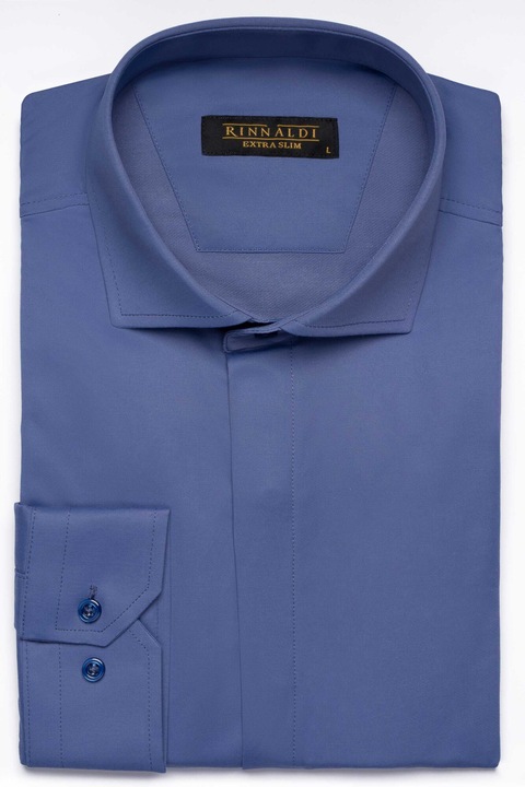 Rinnaldi Camasa barbat 7004 CR ITLY Extra Slim 29, albastru, Albastru