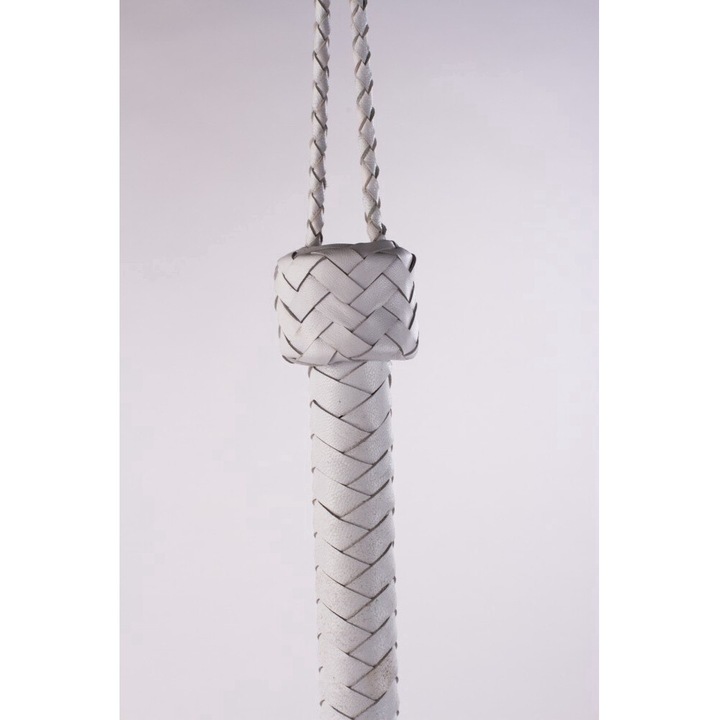 Камшик Devil Sticks, Плетен, Бял