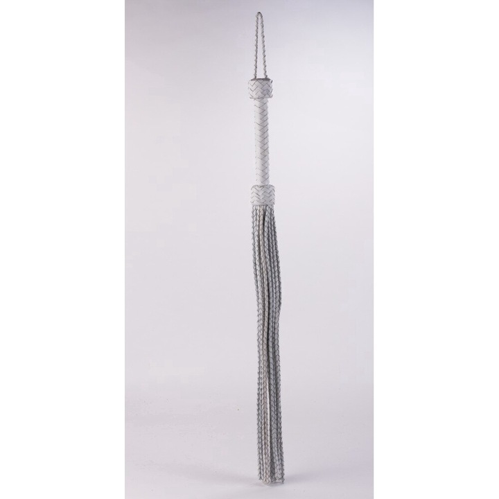 Камшик Devil Sticks, Плетен, Бял