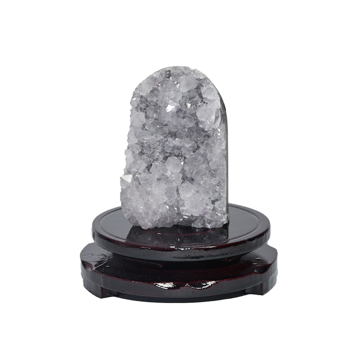 Fehér kristályok, fehér kristálydíszek, fehér kristály nyers kövek, 412 g, 9,2 cm, OEMG