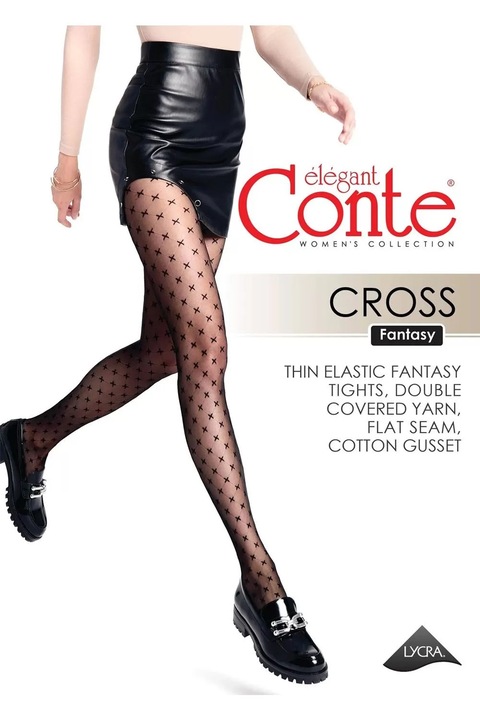 Dres cu model romburi si X-uri, Conte Fantasy Cross