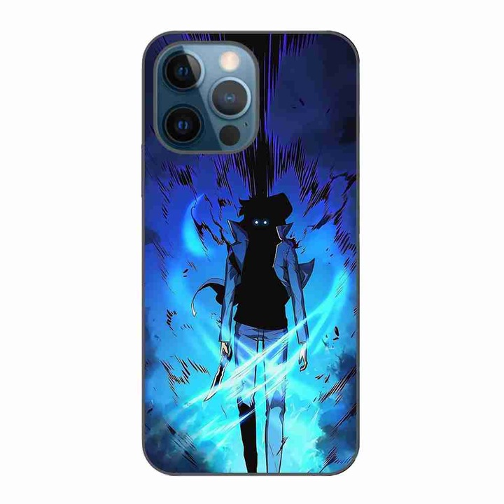 Husa compatibila cu Apple iPhone 12 Pro Silicon Gel Tpu Model Solo Leveling Aura