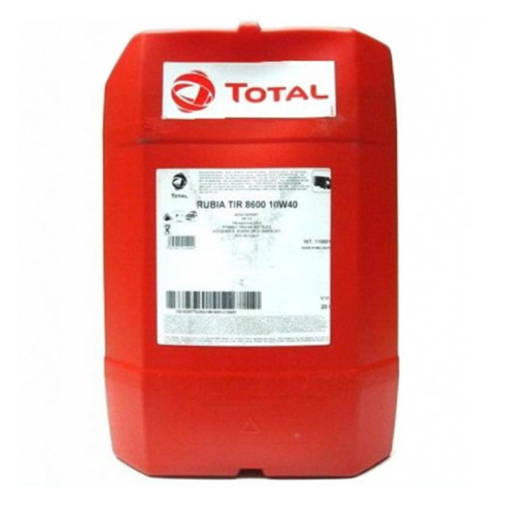 Моторно масло TOTAL RUBIA TIR 8600 10W-40 20 литра