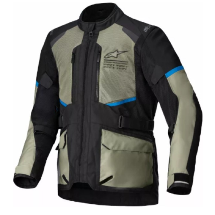 Geaca moto din textil ALPINESTARS ANDES AIR BLK/GRY/BLUE, 50/M