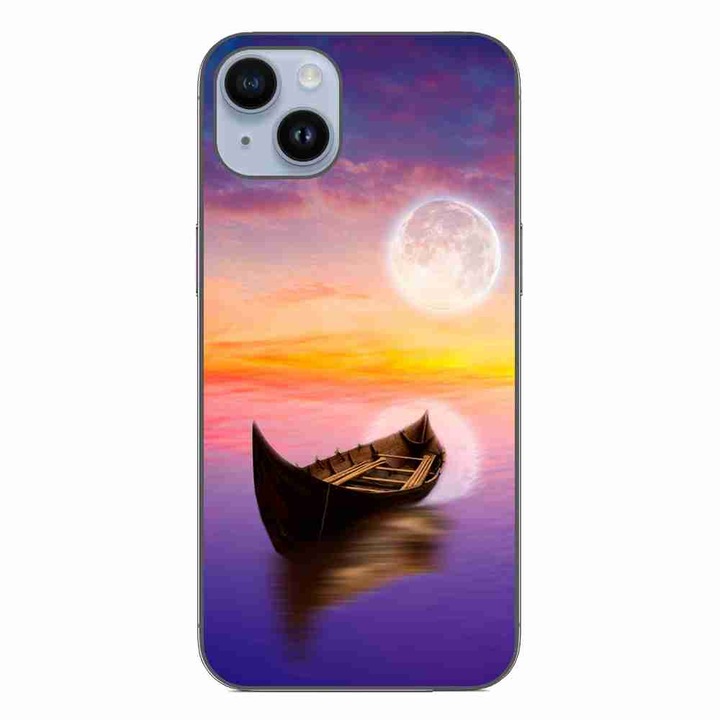 Кейс, съвместим с Apple iPhone 14 Plus Silicone Gel Tpu Модел Moonlit Serenity