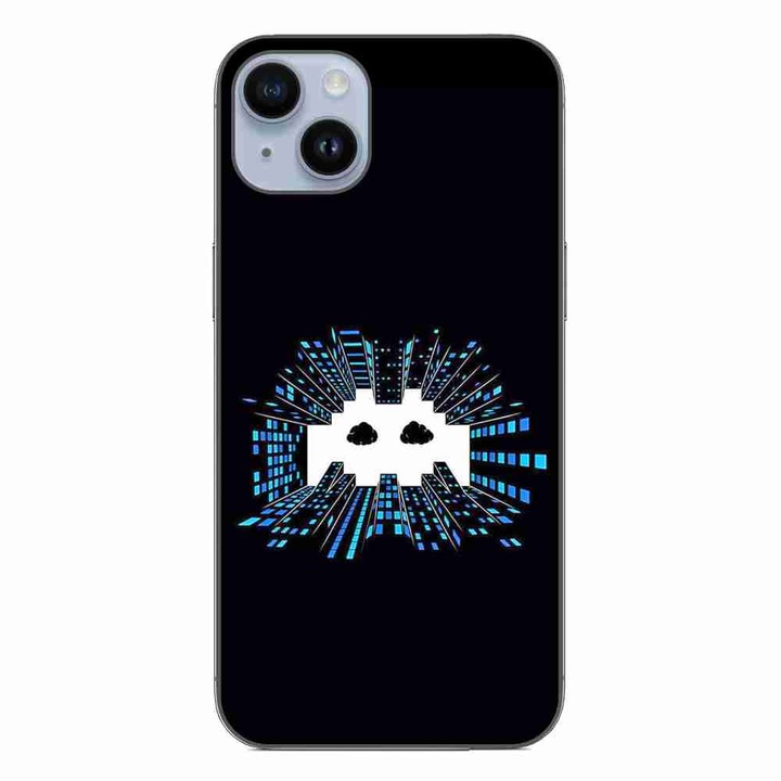 Кейс, съвместим с Apple iPhone 14 Plus Silicone Gel Tpu Модел Sky Invaders