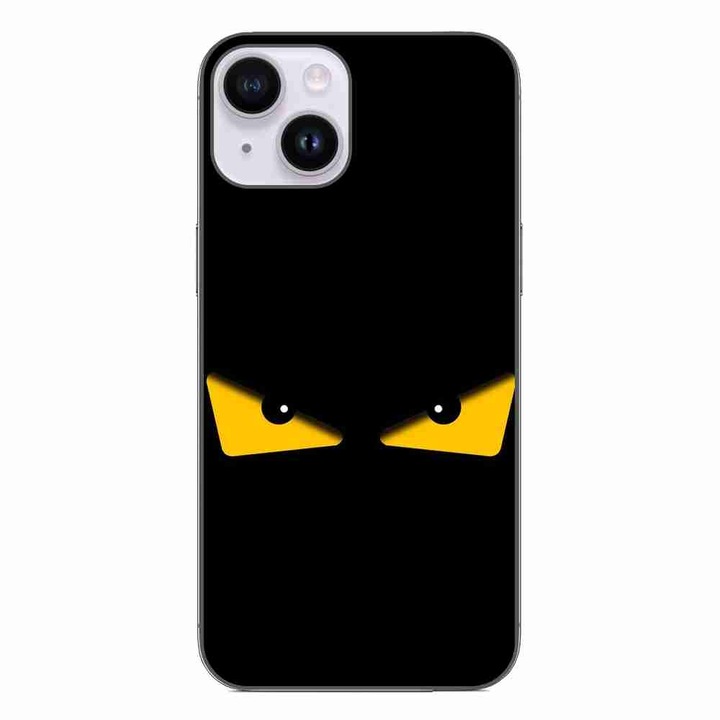 Кейс, съвместим с Apple iPhone 15 Silicone Gel Tpu Модел Mad Eyes