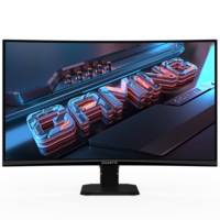 Monitor Gaming GIGABYTE GS27QCA , 27", VA, QHD, 2560 x 1440, 180Hz , HDMI, Display Port, Curbat, 1ms, Negru