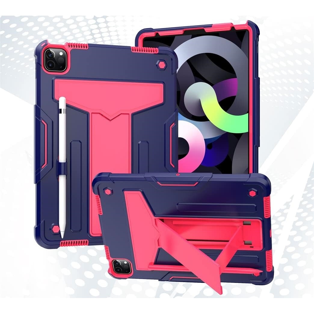 Husa tableta Pancerna cu suport pentru iPad Pro 11", roz/violet