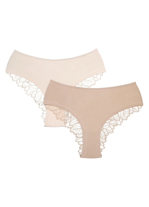 Set de 2 chiloti Pelia Esotiq Multicolor, Roz murdar
