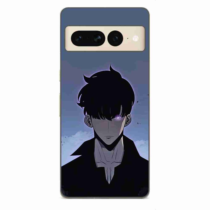 Husa compatibila cu Google Pixel 7 Pro Silicon Gel Tpu Model Solo Leveling Sung Jin-Woo