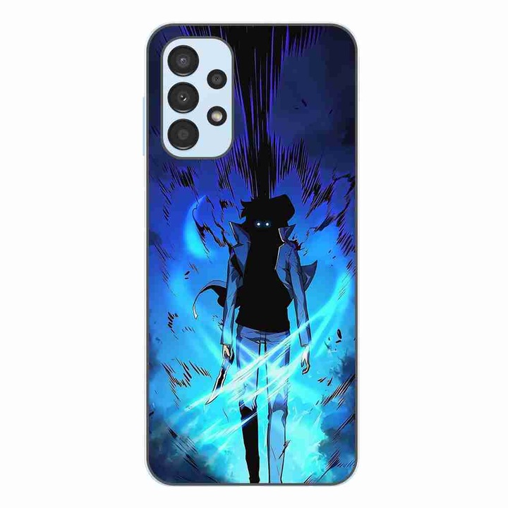 Husa compatibila cu Samsung Galaxy A23 4G, A23 5G Silicon Gel Tpu Model Solo Leveling Aura