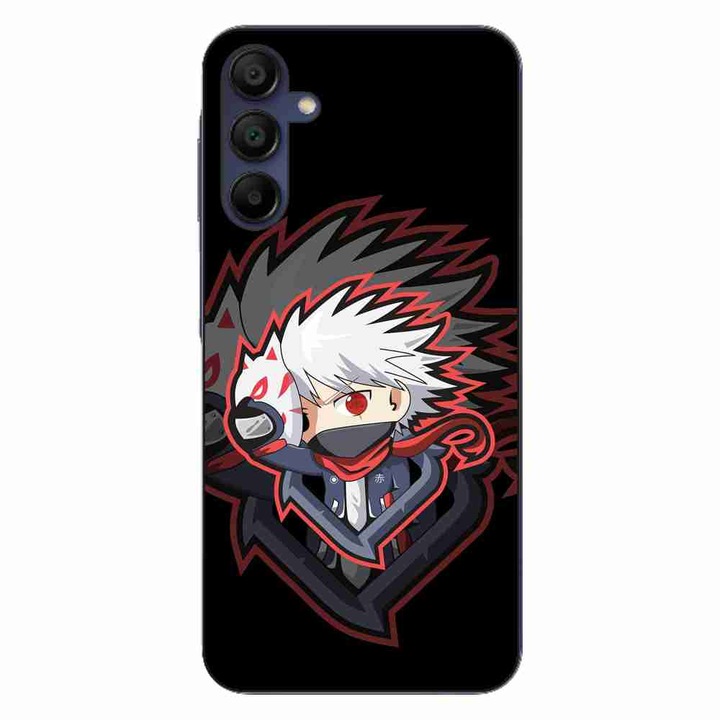 Husa compatibila cu Samsung Galaxy A15 4G 5G Silicon Gel Tpu Model Naruto Kakashi Anbu