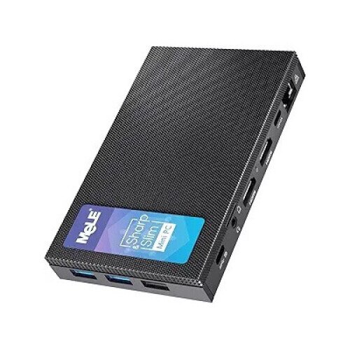 Mini PC MeLE Quieter 4C Fanless, Windows 11 Pro, Intel N100 3.4GHz