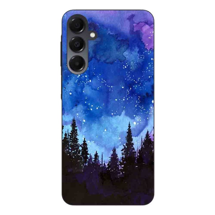 Husa compatibila cu Samsung Galaxy A16 Silicon Gel Tpu Model Night Forest