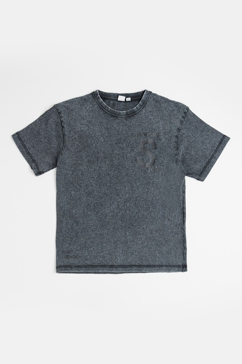 IDO, Bő fazonú póló, Melange sötétszürke