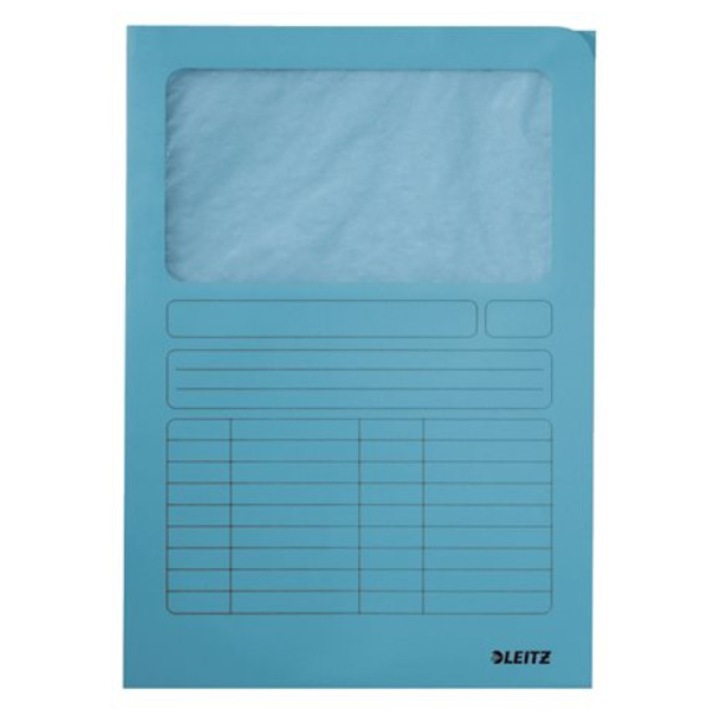 Dosar, Leitz, Carton, A4, Albastru deschis