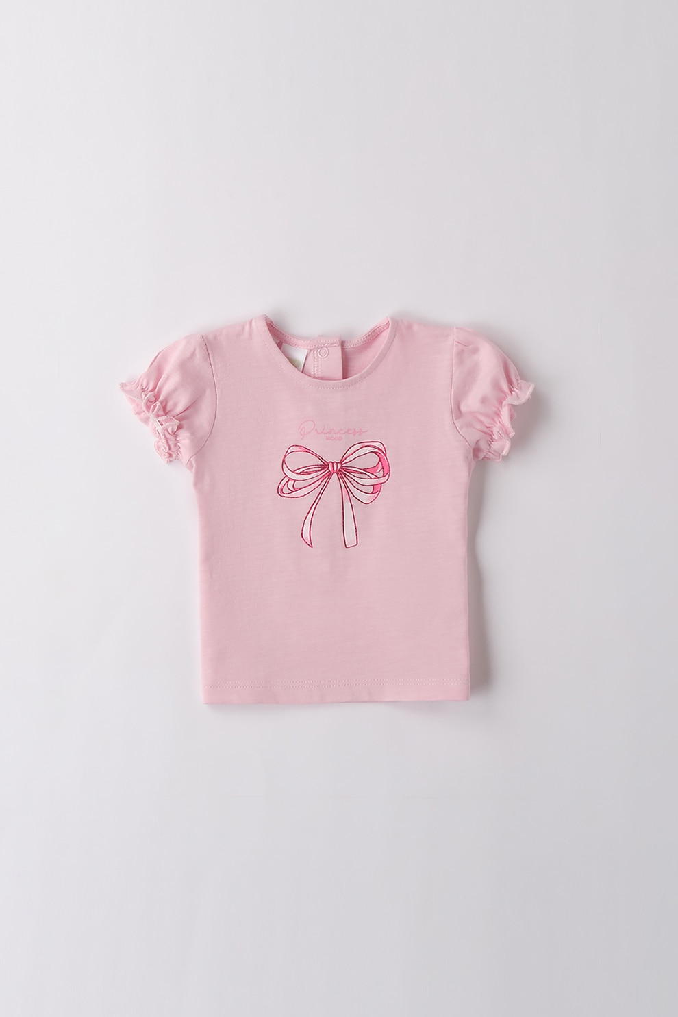 IDO, Tricou cu imprimeu grafic, Roz pastel, 92 CM