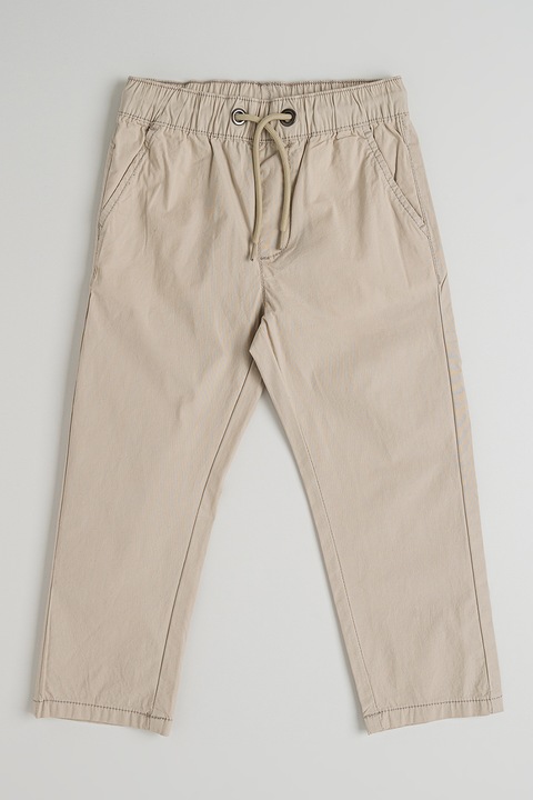 IDO, Húzózsinóros derekú normál fazonú nadrág, Drapp