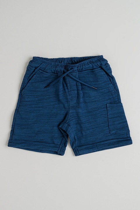 IDO, Húzózsinóros derekú normál fazonú rövidnadrág, Sötétkék