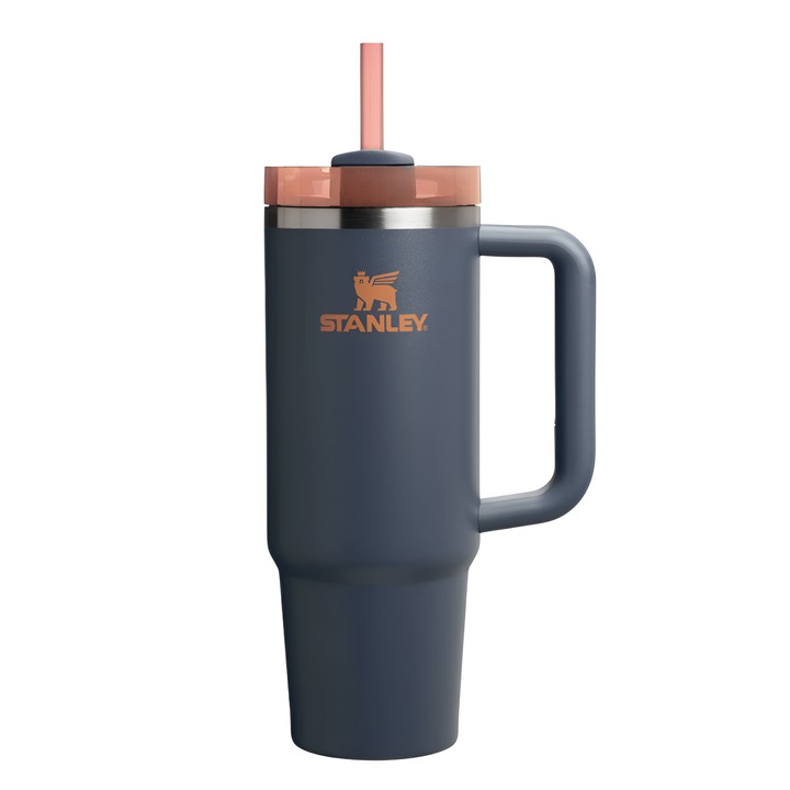 Stanley Quencher H2.0 Flowstate от ONSG® термос чаша от неръждаема стомана, изключителна издръжливост, ефективна изолация, ергономичен дизайн, първокласен материал, 1180 ml, Twilight